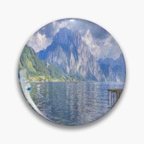 Item preview, Traunsee Lake Altmunster Art designed and sold by Londonimages.