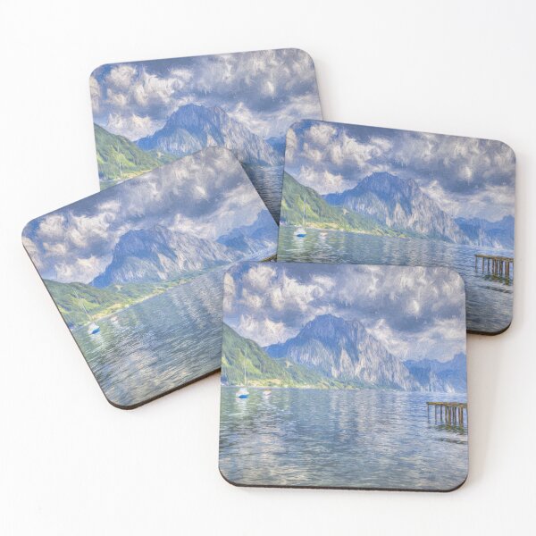 Item preview, Traunsee Lake Altmunster Art designed and sold by Londonimages.