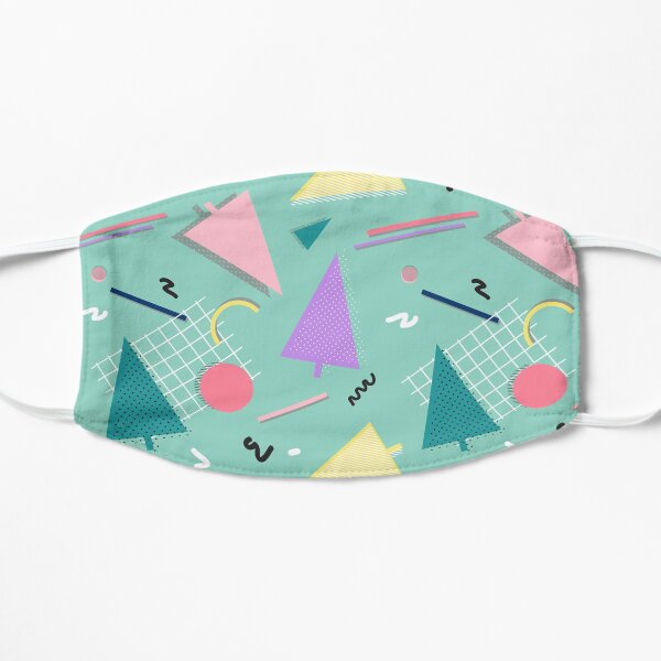 Memphis Xmas #redbubble #retro #xmas Mask