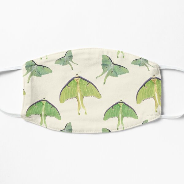 Luna Moths Flat Mask