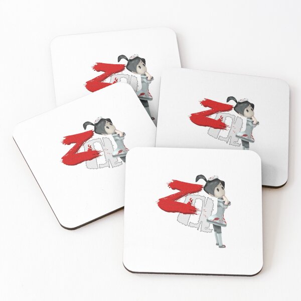 Item preview, Zombie Quarantine Logo With Nurse Art Print designed and sold by Tobop.