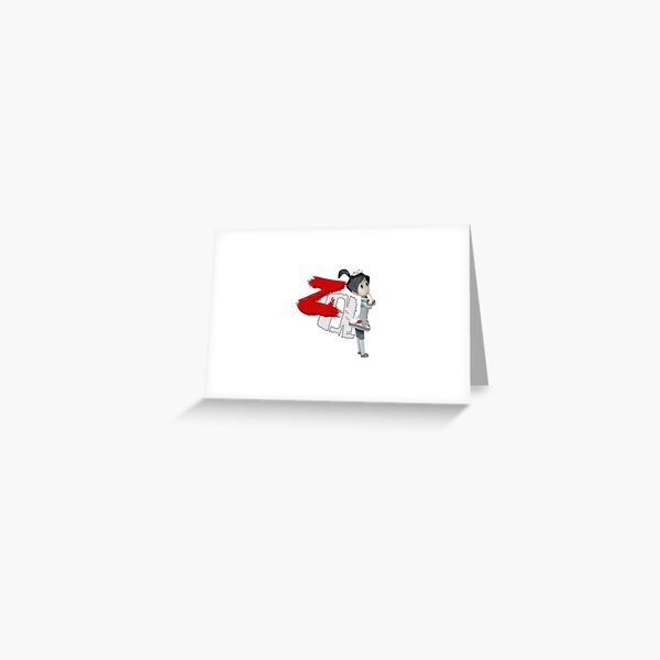Zombie Quarantine Logo With Nurse Art Print Greeting Card