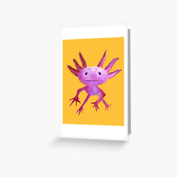 Axolotl Greeting Card