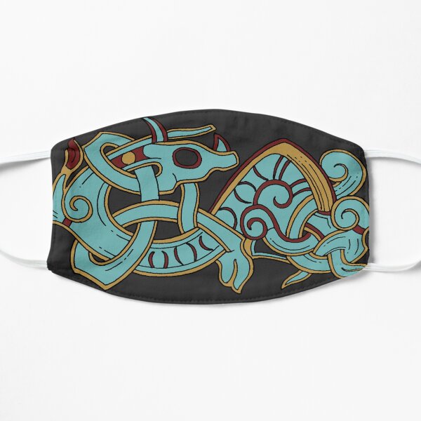 Horned Viking Serpent Mask
