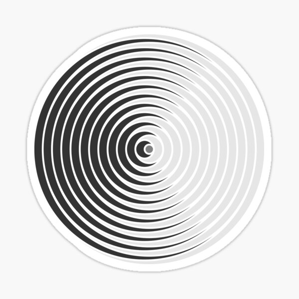 Item preview, Spiky Circle Pattern - Black and White designed and sold by joshdbb.