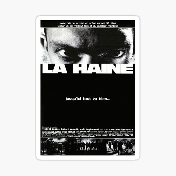 La Haine Filmplakat Sticker