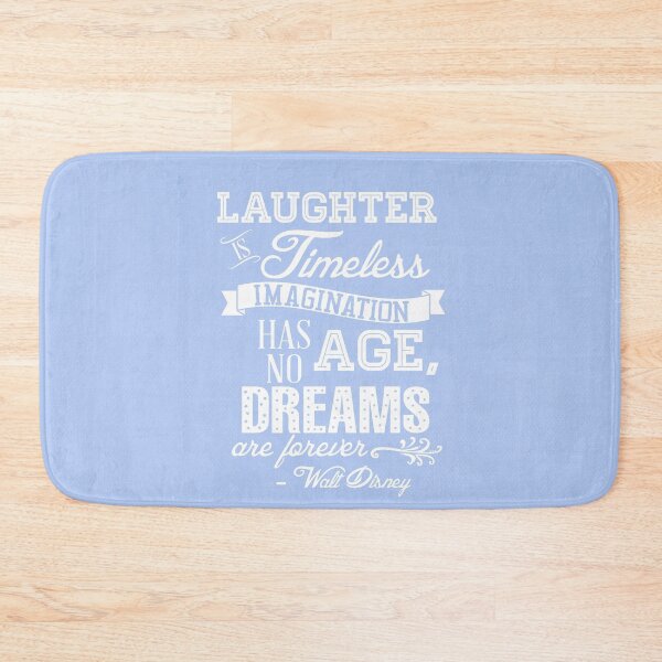 Item preview, Laughter is Timeless Quote in Alice Blue designed and sold by Rainbows Galore.