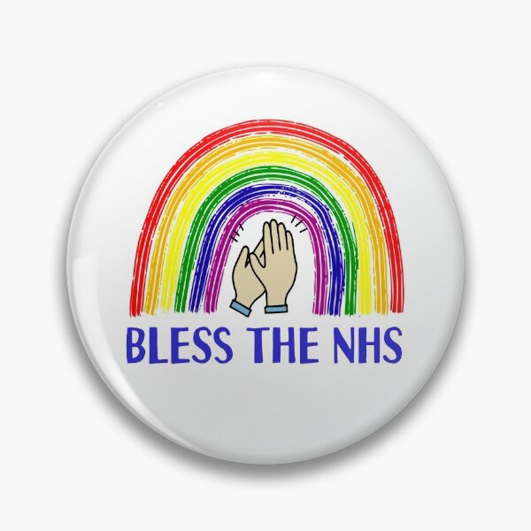 Item preview, BLESS THE NHS Thank You Keyworkers Rainbow Support designed and sold by MagicBoutique.