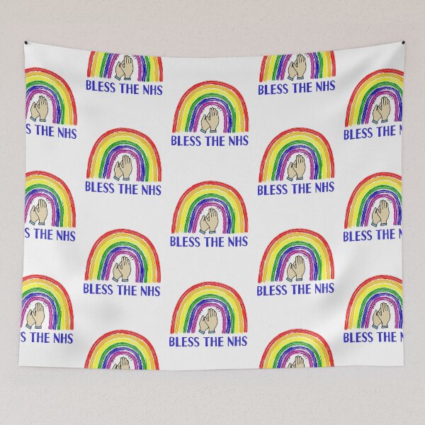 Item preview, BLESS THE NHS Thank You Keyworkers Rainbow Support designed and sold by MagicBoutique.
