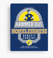 Hammer-Out Homelessness Canvas Print