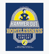 Hammer-Out Homelessness Photographic Print