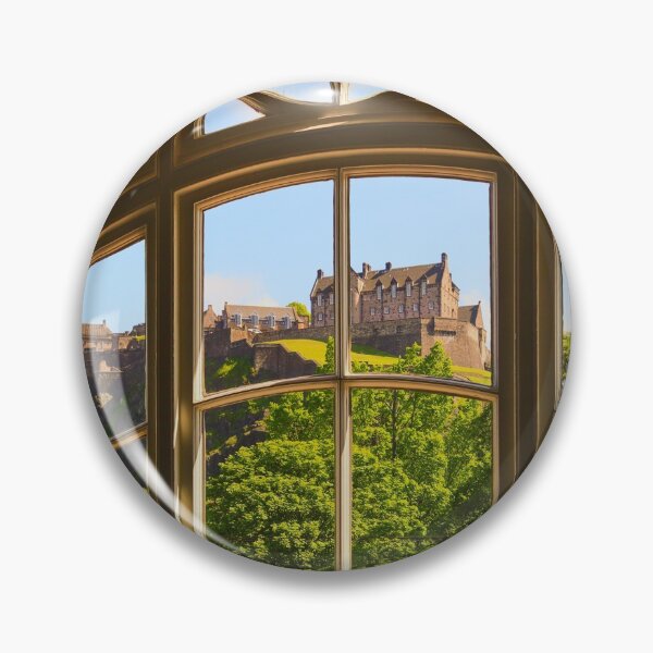 Item preview, Edinburgh Castle Through the Window, Edinburgh, Scotland, UK designed and sold by Yannik Hay.