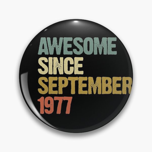 Item preview, Awesome Since September 1977 43rd Birthday Gift designed and sold by vomaria.