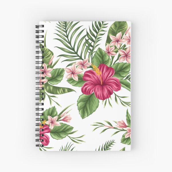 Tropical Flowers 2 Spiral Notebook