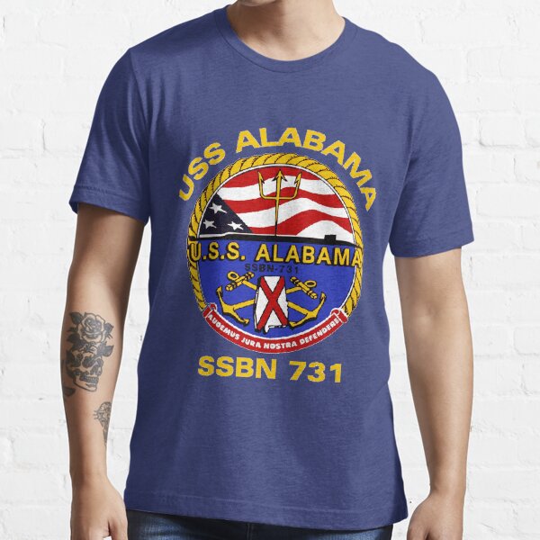"USS Alabama (SSBN731) Crest for Dark Colors" Tshirt for Sale by
