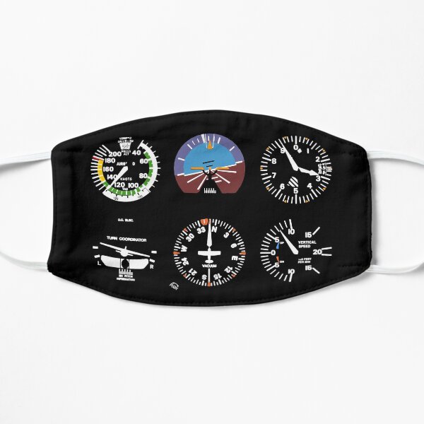 Cockpit Six Dials Flight Simulator Pilot Flat Mask