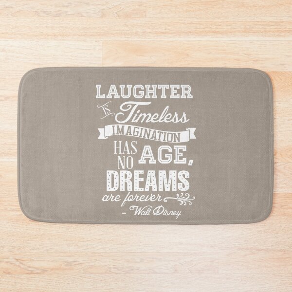 Item preview, Laughter is Timeless Quote in Pocahontas Kraft designed and sold by Rainbows Galore.