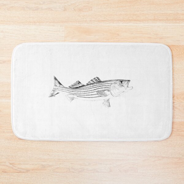 Item preview, Striped Bass - Ink designed and sold by skidgelstudios.