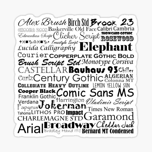 Item preview, Font Snob designed and sold by Rachael Burriss.