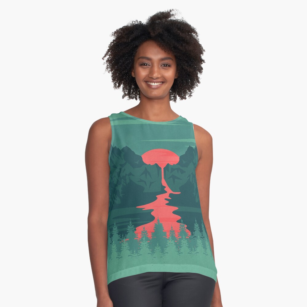 Item preview, Sleeveless Top designed and sold by ivetas.