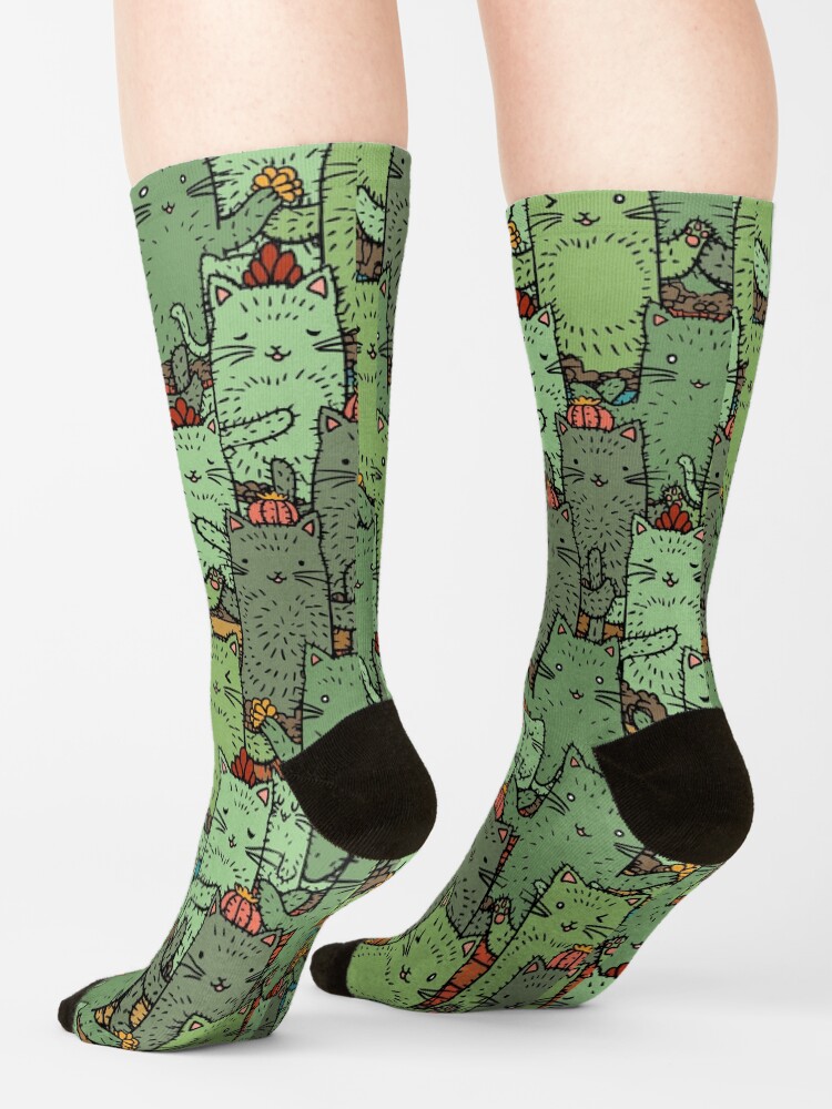 Alternate view of Catcus Garden Socks