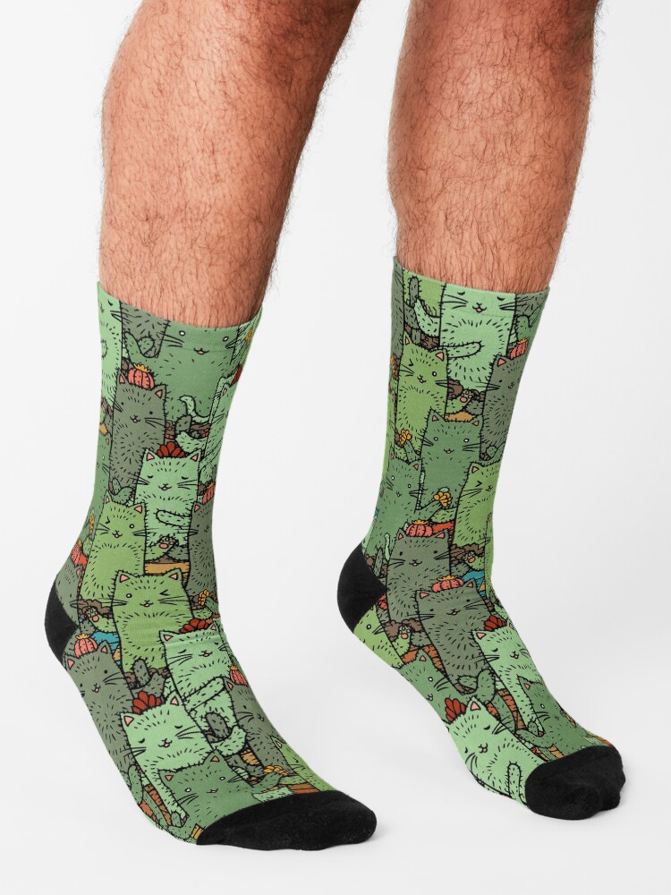 Alternate view of Catcus Garden Socks