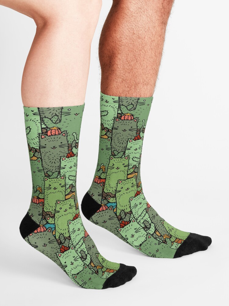 Alternate view of Catcus Garden Socks