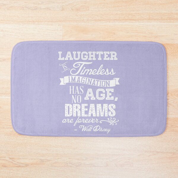Item preview, Laughter is Timeless Quote in Cinderella Lilac designed and sold by Rainbows Galore.