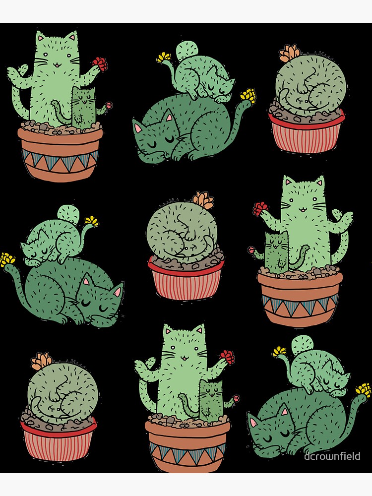 Cactus Cats by dcrownfield
