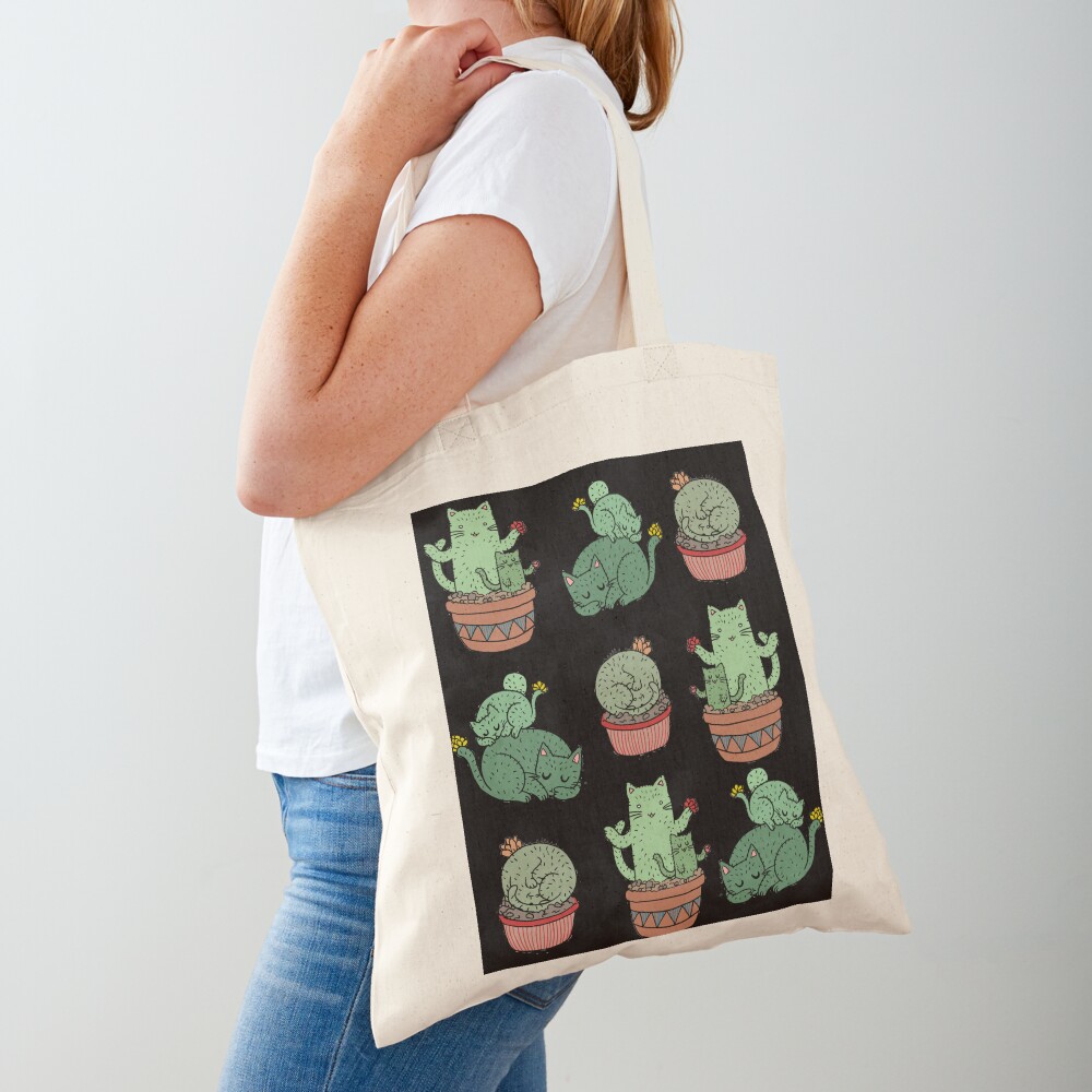 Cactus Cats Tote Bag