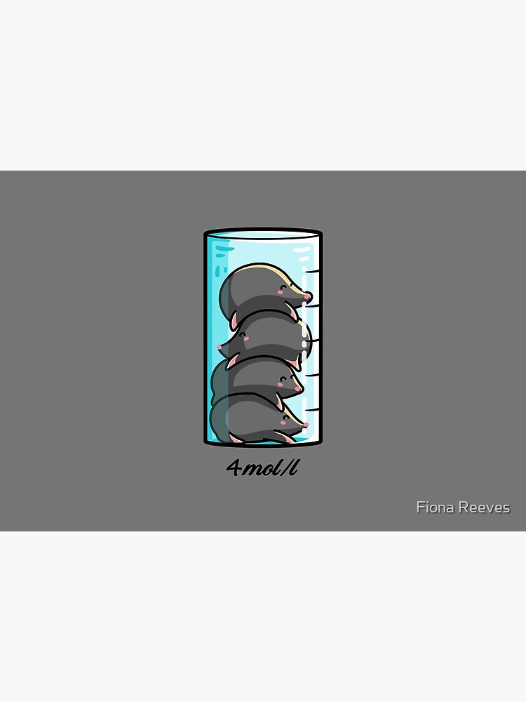 4 Moles Per Litre Chemistry Science Joke by freeves