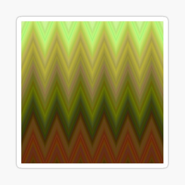 Zig Zag Sticker For Sale By Fantasyskyart Redbubble