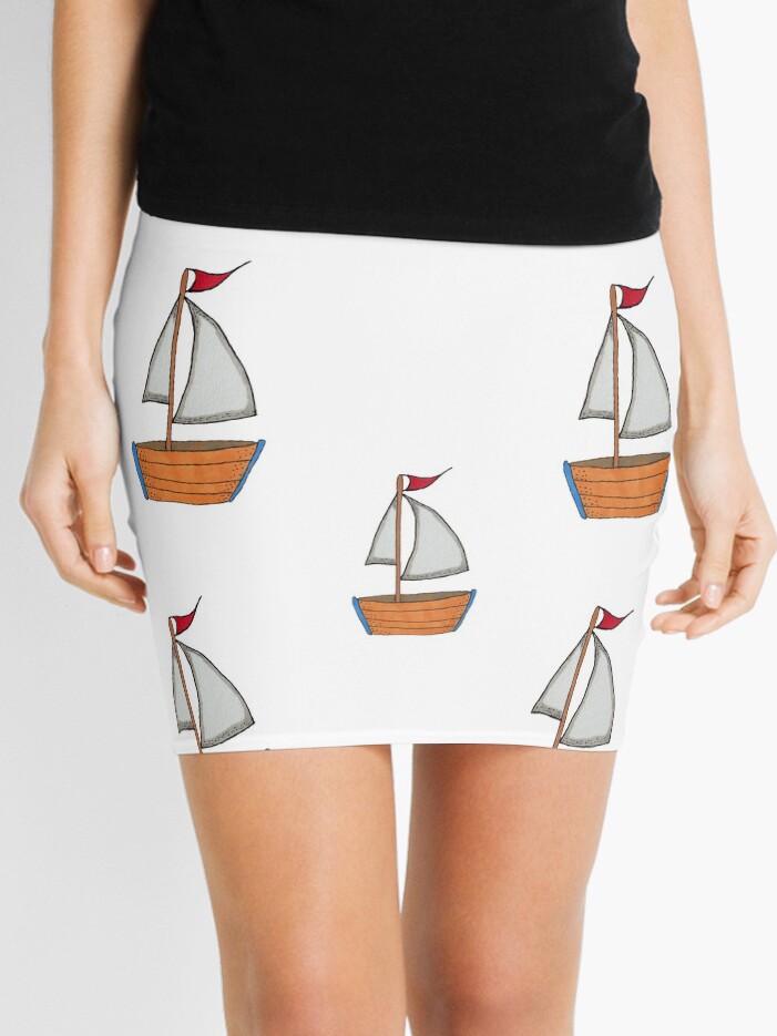 Mini skirt outlet sailboat