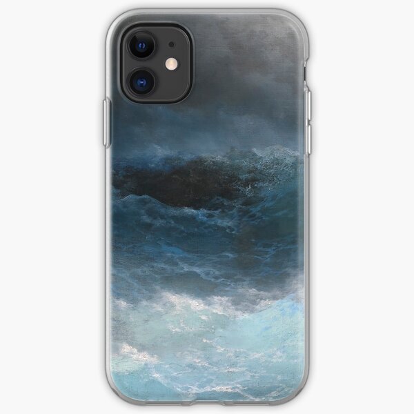 Stormy Sea by Ivan Aivazovsky iPhone Soft Case