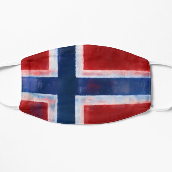 Norwegian Flag No. 1, Series 1 Flat Mask