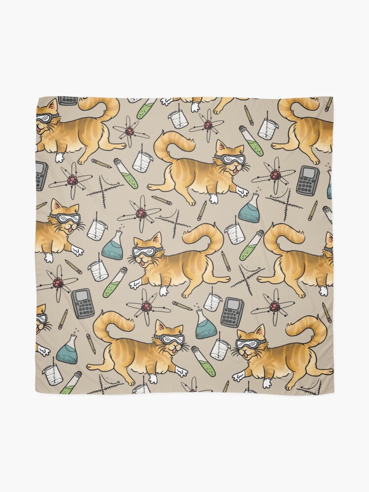 Alternate view of STEM Cats Scarf
