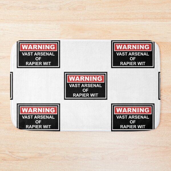 Item preview, Warning: Vast Arsenal of Rapier Wit designed and sold by Gwright313.