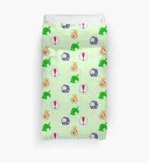 Animal Crossing Icons Duvet Cover