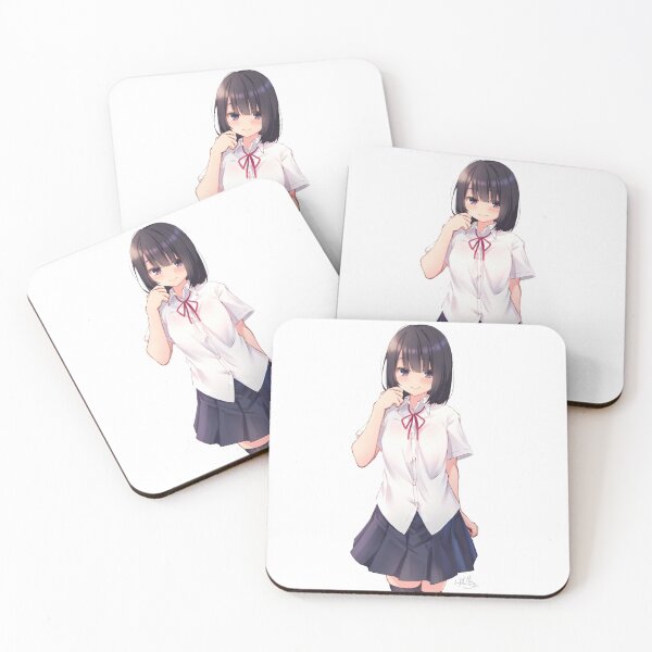 Item preview, Anime School Girl Stickers designed and sold by isurudinushaper.