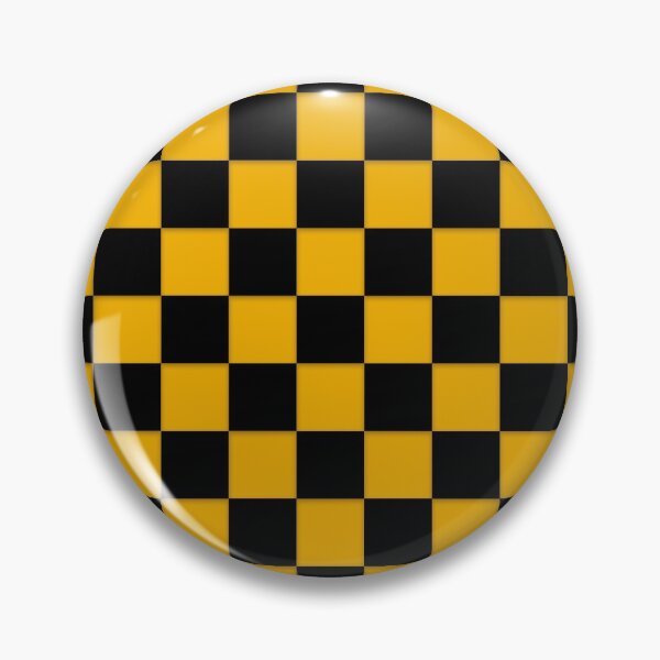 Item preview, black and yellow checked patteen designed and sold by ImagineKaye.