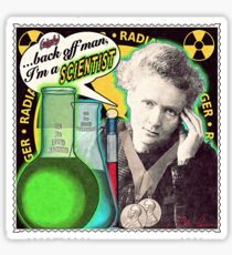 Popular Science: M. Curie (English) Sticker