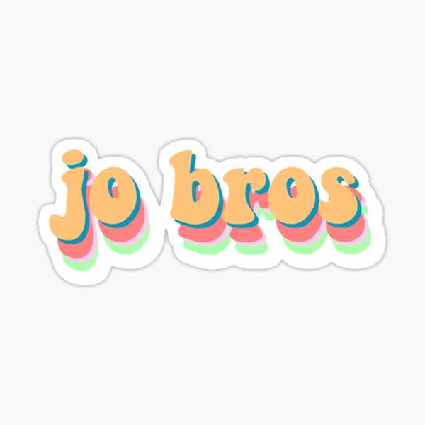 jo bros sticker Sticker