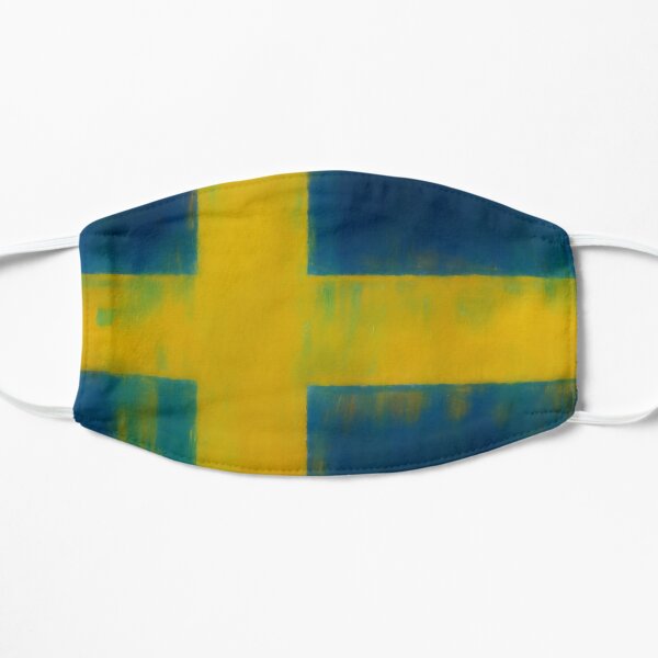 Swedish Flag No. 1, Series 1 Flat Mask