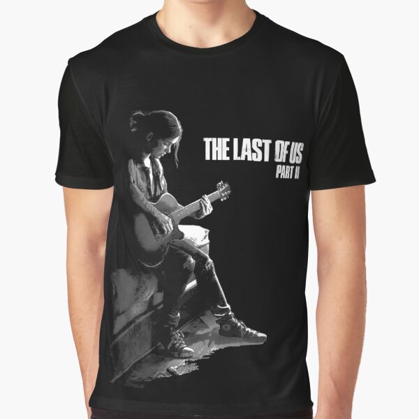 The Last of us Part 2 II Ellie playing Guitar from Trailer Graphic T-Shirt
