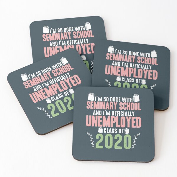 Item preview, I'm So Done With Seminary School And I'm Officially Unemployed designed and sold by AscendMerch.