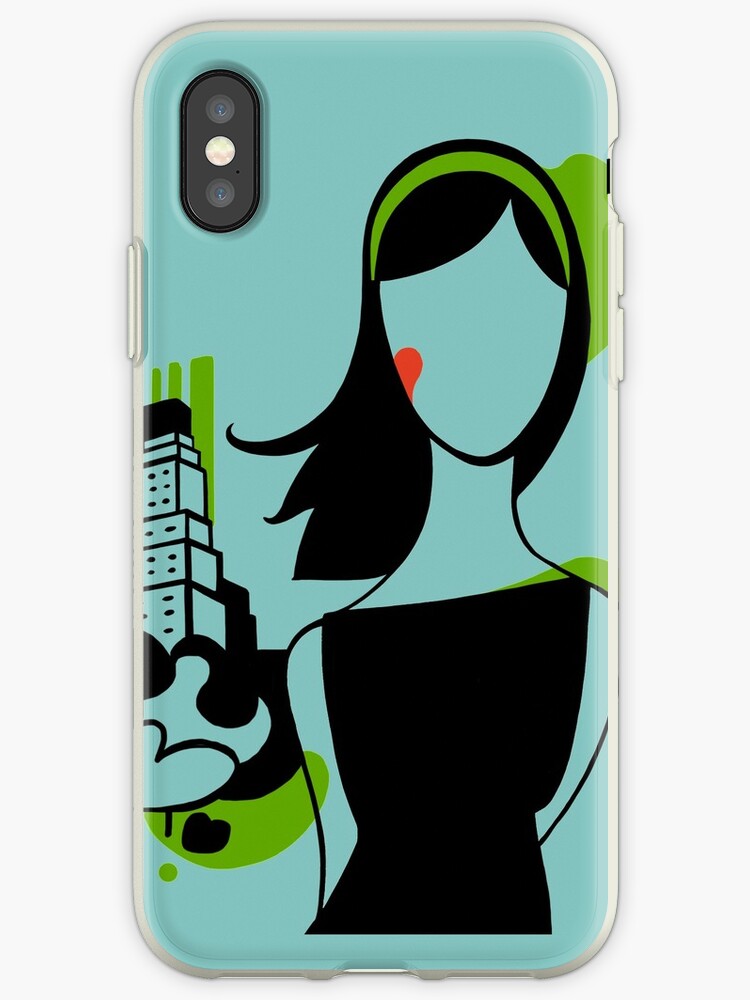 Imagen 1 de 5, Funda de iPhone con la obra Central Park NYC Girl | Amo Nueva York, diseñada y vendida por CovoStudio.