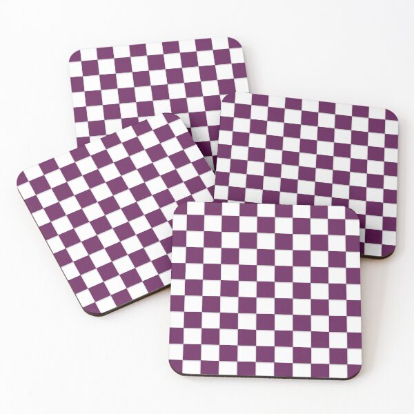 Item preview, checked purple pattern designed and sold by ImagineKaye.