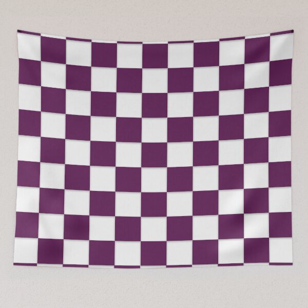 Item preview, checked purple pattern designed and sold by ImagineKaye.