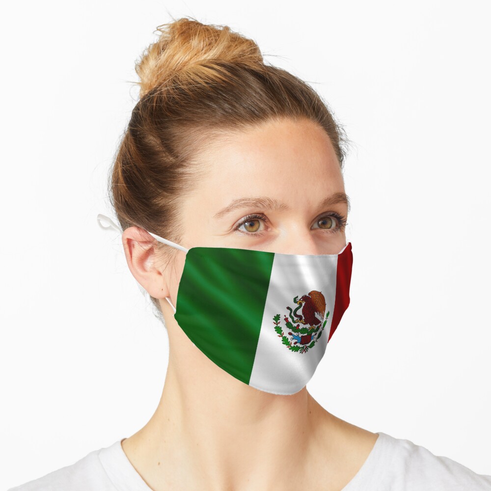 Mexico Flag Mask Mask