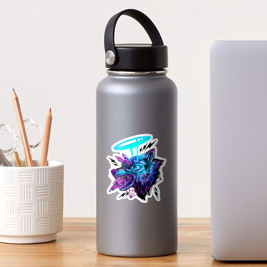 Crystal Wolf Sticker